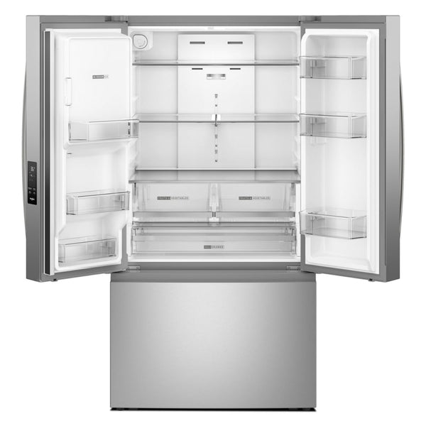 Whirlpool Standard-Depth 29.58-cu ft 3 -Door French Door Refrigerator with Ice Maker with Water and Ice Dispenser ( Fingerprint Resistant Stainless Finish ) ENERGY STAR Certified