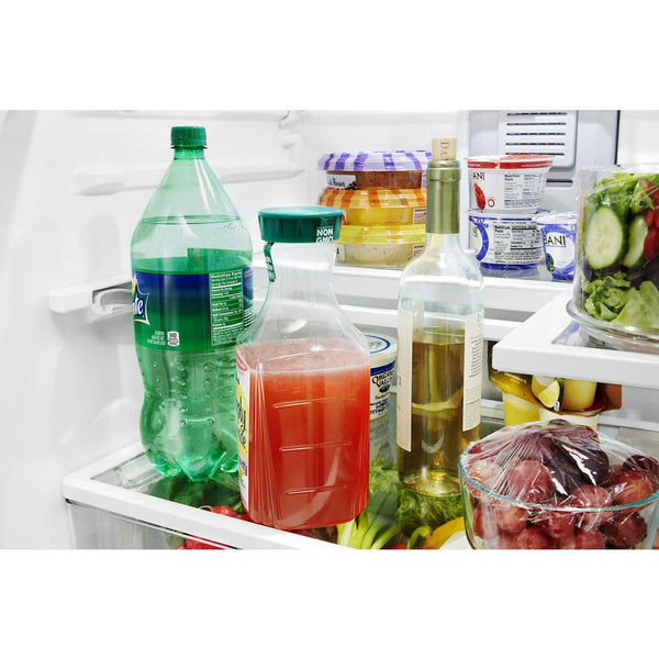 Whirlpool Standard-Depth 19.7-cu ft 3 -Door French Door Refrigerator with Ice Maker with Water Dispenser ( Fingerprint Resistant Stainless Steel )