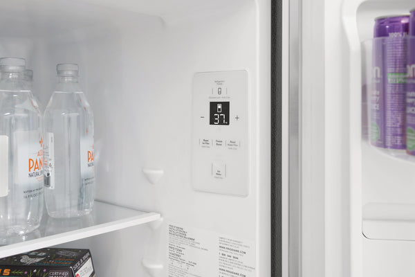 Frigidaire Counter-Depth 17.6-cu ft 3 -Door French Door Refrigerator with Ice Maker ( Fingerprint-Resistant Stainless Look ) ENERGY STAR Certified