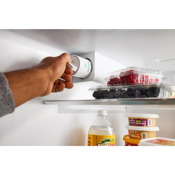 Whirlpool Standard-Depth 30.52 3 -Door French Door Refrigerator with Ice Maker ( Black ) ENERGY STAR Certified