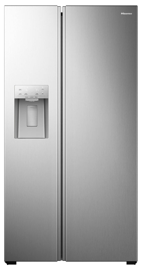 Hisense 29.1-cu ft Side-by-Side Refrigerator with Ice Maker ,Water and Ice Dispenser ( Stainless steel )