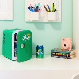 Coca-Cola Sprite 6 Can Portable 4L Cooler/Warmer 0.14-cu ft Mini Fridge ( Green )