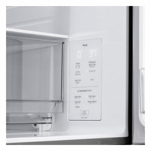 LG Standard-Depth 28.6-cu ft 4 -Door Smart Compatible French Door Refrigerator with Dual Ice Maker with Water and Ice Dispenser ( PrintProof Stainless Steel ) ENERGY STAR Certified