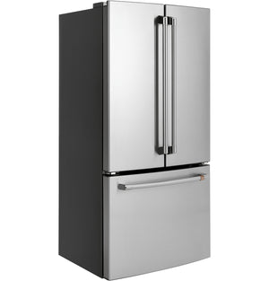 Cafe Counter-Depth 18.6-cu ft 3 -Door French Door Refrigerator with Ice Maker with Water Dispenser ( Stainless Steel ) ENERGY STAR Certified