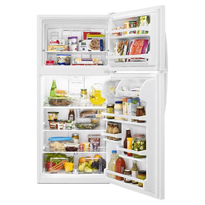 Whirlpool 18.2-cu ft Top-Freezer Refrigerator ( White ) ENERGY STAR Certified