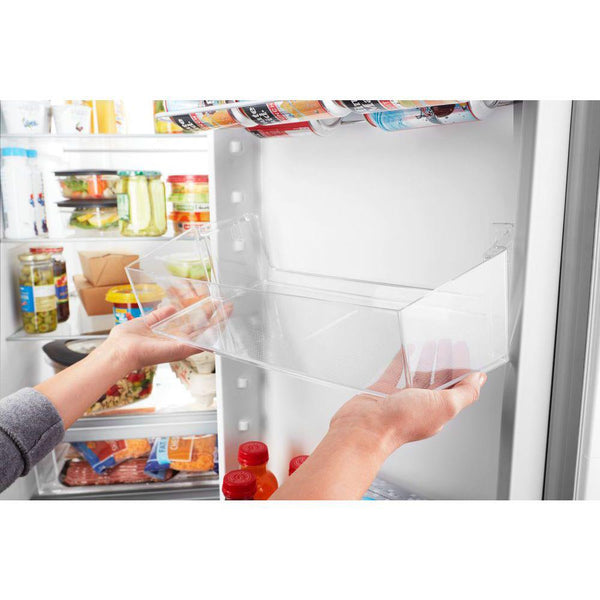 Whirlpool 24.5-cu ft Side-by-Side Refrigerator with Ice Maker ,Water and Ice Dispenser ( Black )