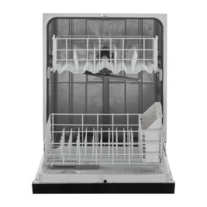 Amana 18.2-cu ft Top-Freezer Refrigerator & Electric Range Suit in Black