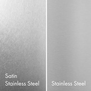 ZLINE KITCHEN & BATH Counter-Depth 19.6-cu ft 3 -Door Built-In French Door Refrigerator with Ice Maker with Water Dispenser ( Satin Stainless Steel, Polished Gold Handle ) ENERGY STAR Certified