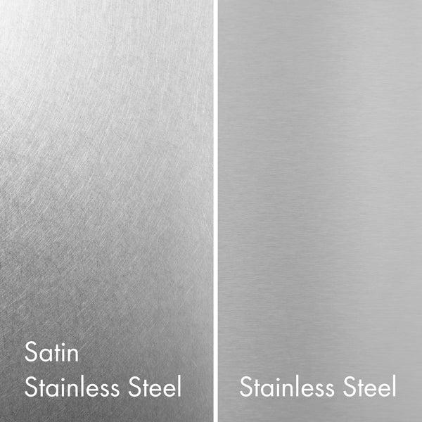 ZLINE KITCHEN & BATH 19.6-cu ft Counter-Depth Built-In Bottom-Freezer Refrigerator with Ice Maker ( Satin Stainless Steel ) ENERGY STAR Certified