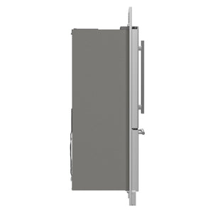 FORNO Gallipoli Standard-Depth 17.5-cu ft 3 -Door French Door Refrigerator with Ice Maker with Ice Dispenser ( Stainless Steel )