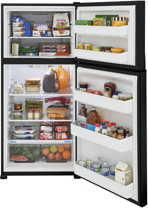 Frigidaire 20-cu ft Top-Freezer Refrigerator ( Black ) Garage Ready ENERGY STAR Certified