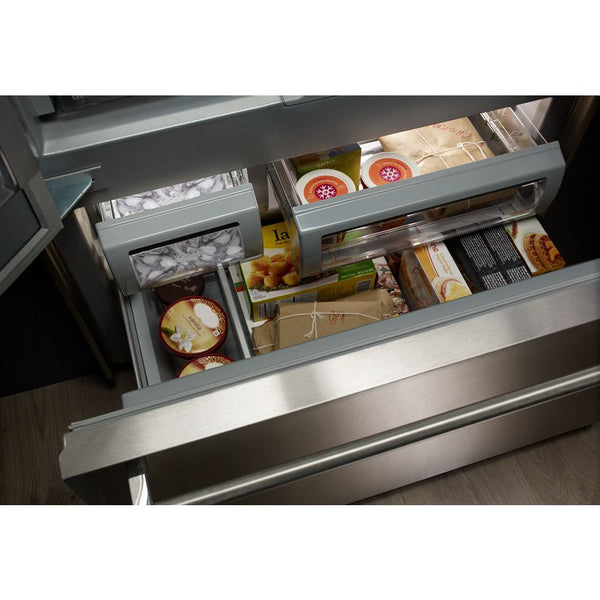 KitchenAid Standard-Depth 24.2-cu ft 3 -Door Built-In French Door Refrigerator with Ice Maker ( Stainless steel ) ENERGY STAR Certified