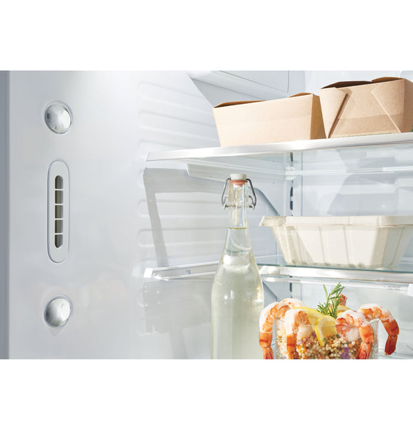 Cafe Counter-Depth Hot Water Dispenser 22.2-cu ft 3 -Door Smart Compatible French Door Refrigerator with Ice Maker with Water and Ice Dispenser ( Stainless Steel ) ENERGY STAR Certified