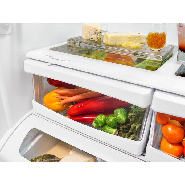 KitchenAid Standard-Depth 25.2-cu ft 3 -Door French Door Refrigerator with Ice Maker with Water Dispenser ( Stainless steel ) ENERGY STAR Certified