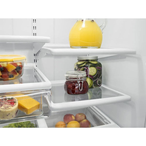 Whirlpool 18.7-cu ft Standard-Depth Bottom-Freezer Refrigerator with Ice Maker ( White ) ENERGY STAR Certified