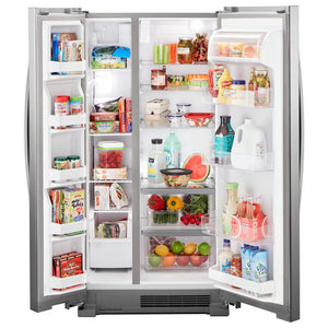 Whirlpool 21.7-cu ft Side-by-Side Refrigerator ( Stainless Steel )