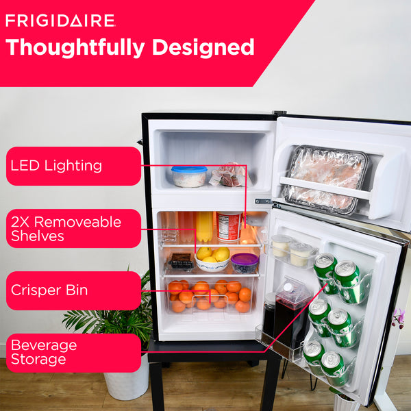Frigidaire 3.2-cu ft Mini Fridge with Freezer ( Black )