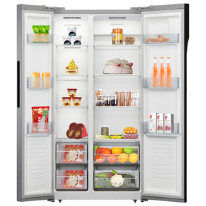 Avanti 15.6-cu ft Counter-Depth Side-by-Side Refrigerator ( Stainless Steel )