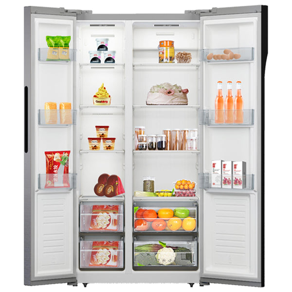 Avanti 15.6-cu ft Counter-Depth Side-by-Side Refrigerator ( Stainless Steel )