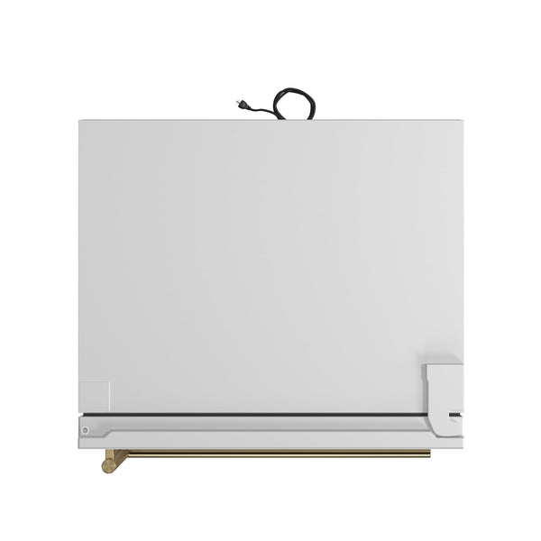 FORNO Espresso 17.2-cu ft Counter-Depth Bottom-Freezer Refrigerator White ) ENERGY STAR Certified