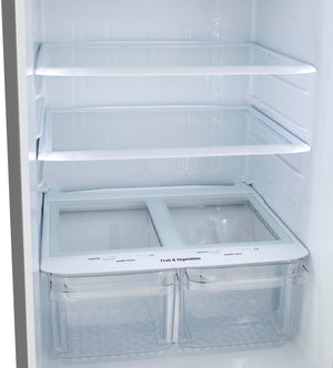 LG Internal Water Dispenser 23.8-cu ft Top-Freezer Refrigerator ( Stainless Steel ) ENERGY STAR Certified