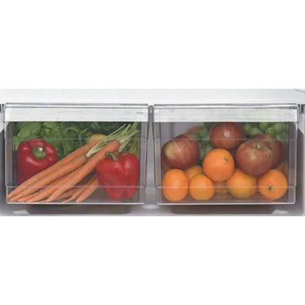 Whirlpool 14.3-cu ft Counter-Depth Top-Freezer Refrigerator ( Monochromatic Stainless Steel ) ENERGY STAR Certified