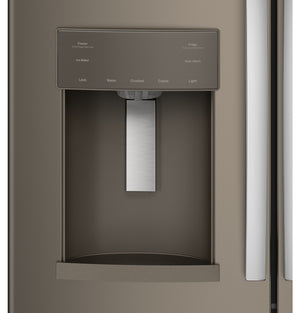 GE Standard-Depth 27.8-cu ft 3 -Door French Door Refrigerator with Ice Maker with Water and Ice Dispenser ( Slate ) ENERGY STAR Certified