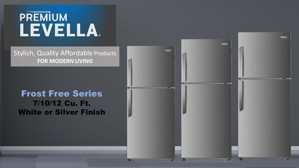 Premium Levella 10.0-cu ft Counter-Depth Top-Freezer Refrigerator ( White )