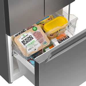 KoolMore 18.5-Cu. Feet Commercial Refrigerators 3 Stainless steel -Door French door ( Stainless steel )