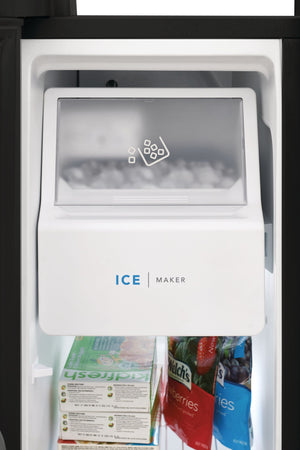 Frigidaire 25.6-cu ft Side-by-Side Refrigerator with Ice Maker ,Water and Ice Dispenser ( Black ) ENERGY STAR Certified