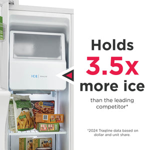 Frigidaire 25.6-cu ft Side-by-Side Refrigerator with Ice Maker ,Water and Ice Dispenser ( Black ) ENERGY STAR Certified