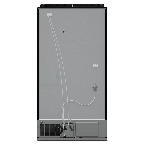 Whirlpool Counter-Depth 20-cu ft 3 -Door French Door Refrigerator with Ice Maker ( Black Stainless Steel ) ENERGY STAR Certified