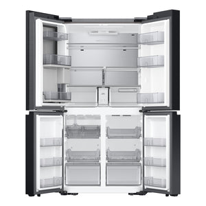 Samsung Bespoke Standard-Depth Beverage Center 28.6-cu ft 4 -Door Smart Compatible French Door Refrigerator with Dual Ice Maker with Water Dispenser and Door within Door ( Panels Sold Separately ) ENERGY STAR Certified