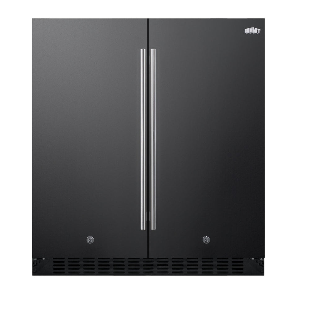 Summit Appliance 5.4-cu ft Built-In Mini Fridge with Freezer ( Black )