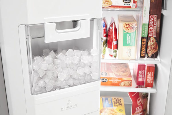 Maytag 24.5-cu ft Side-by-Side Refrigerator with Ice Maker ,Water and Ice Dispenser ( Fingerprint Resistant Stainless Steel )