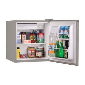 BLACK+DECKER 1.7-cu ft Mini Fridge with Freezer ( Stainless look ) ENERGY STAR