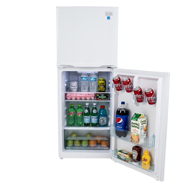 Avanti 7-cu ft Counter-Depth Top-Freezer Refrigerator ( White ) ENERGY STAR Certified