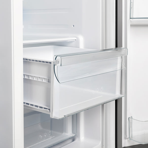 FORNO Salerno 20-cu ft Counter-Depth Side-by-Side Refrigerator with Ice Maker ,Water and Ice Dispenser ( White ) ENERGY STAR Certified