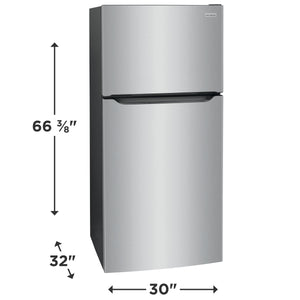 Frigidaire 20-cu ft Top-Freezer Refrigerator ( Stainless Steel ) Garage Ready