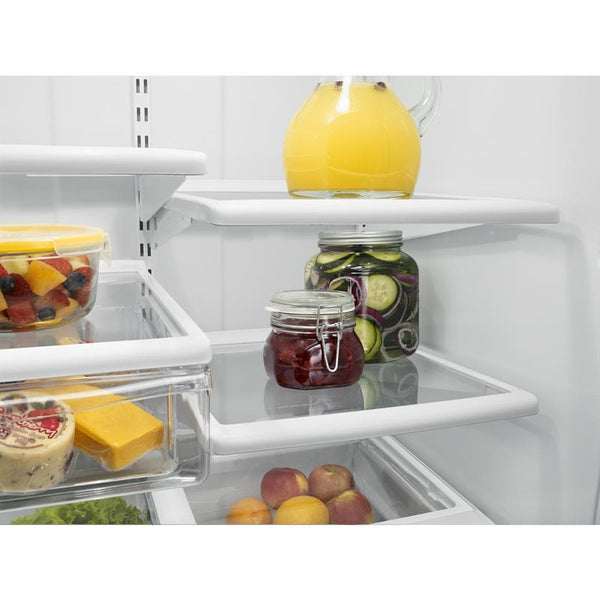 Whirlpool 18.7-cu ft Standard-Depth Bottom-Freezer Refrigerator with Ice Maker ( Stainless steel ) ENERGY STAR Certified