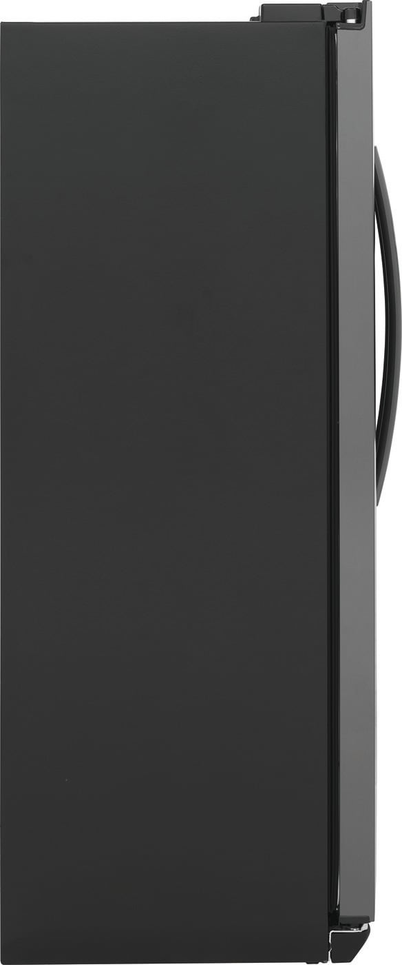 Frigidaire Gallery 22.3-cu ft Counter-Depth Side-by-Side Refrigerator with Ice Maker ,Water and Ice Dispenser ( Fingerprint Resistant Black Stainless Steel ) ENERGY STAR Certified