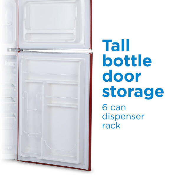 Commercial Cool 4.5-cu ft Mini Fridge with Freezer ( Red )