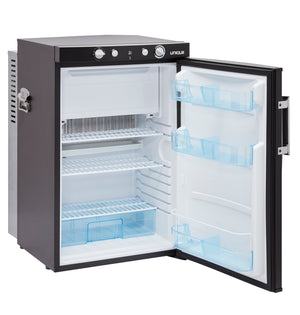 UNIQUE Off-Grid 3.4-cu ft Mini Fridge with Freezer ( Black )