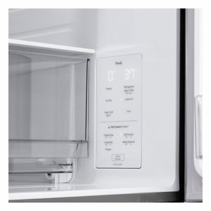 LG Counter-Depth 25.5-cu ft 4 -Door Smart Compatible French Door Refrigerator with Ice Maker with Water Dispenser ( PrintProof Stainless Steel ) ENERGY STAR Certified