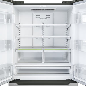 KoolMore Counter-Depth 22.5-cu ft 4 -Door French Door Refrigerator with Ice Maker ( Stainless steel )