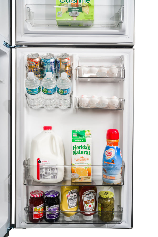 Premium Levella 10.0-cu ft Counter-Depth Top-Freezer Refrigerator ( White )