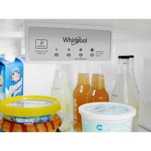 Whirlpool 17.6-cu ft Top-Freezer Refrigerator ( Black Stainless )