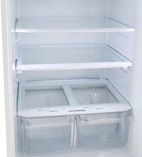 LG 20.2-cu ft Top-Freezer Refrigerator ( White ) ENERGY STAR Certified