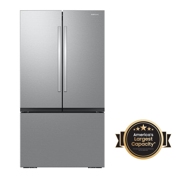 Samsung Standard-Depth Mega Capacity 31.5-cu ft 3 -Door Smart Compatible French Door Refrigerator with Dual Ice Maker ( Fingerprint Resistant Stainless Steel ) ENERGY STAR Certified