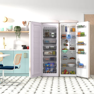 ConServ 19.42-cu ft Counter-Depth Side-by-Side Refrigerator ( Cream )